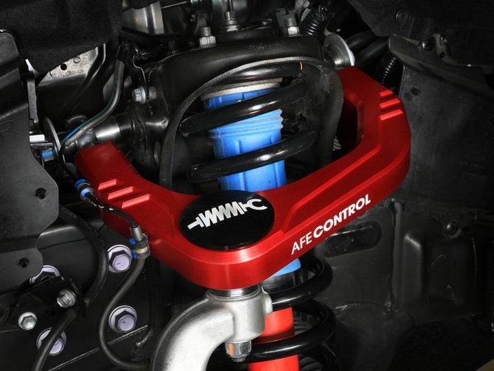 AFe Control Toyota Tacoma Upper Control Arms Set Red 24-26 - OneFastShop