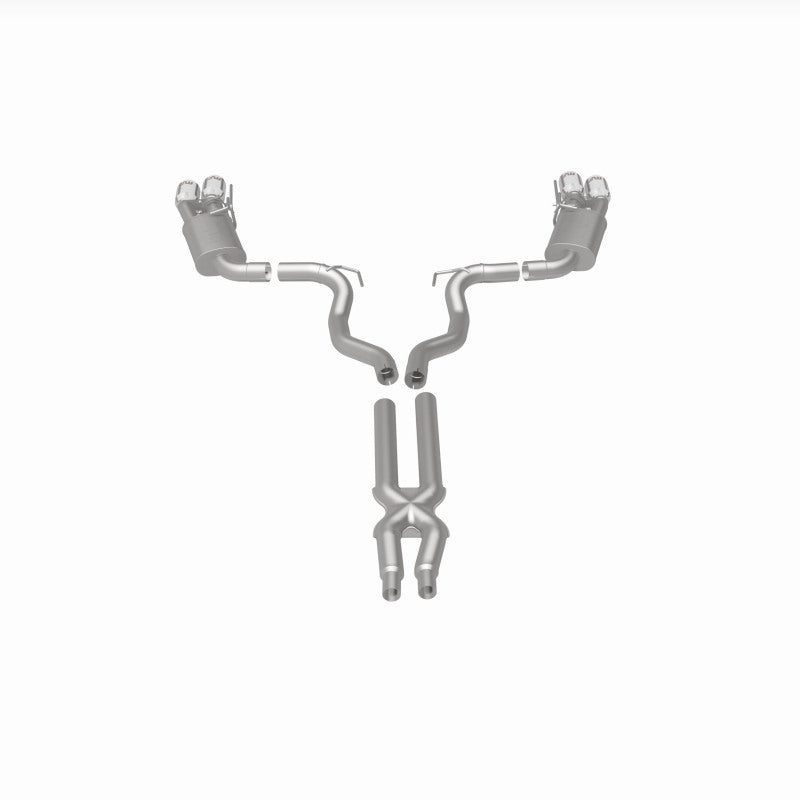 MagnaFlow Cat-Back Exhaust System 2018-2023 Ford Mustang GT 5.0L Competition Dual Exit 4in Tips - OneFastShop