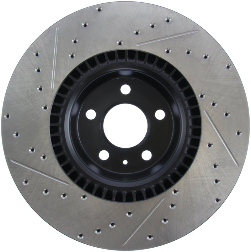 Stoptech Slotted & Drilled Sport Brake Rotor for Audi A6 A7 A8 S7 2012-2019 - OneFastShop