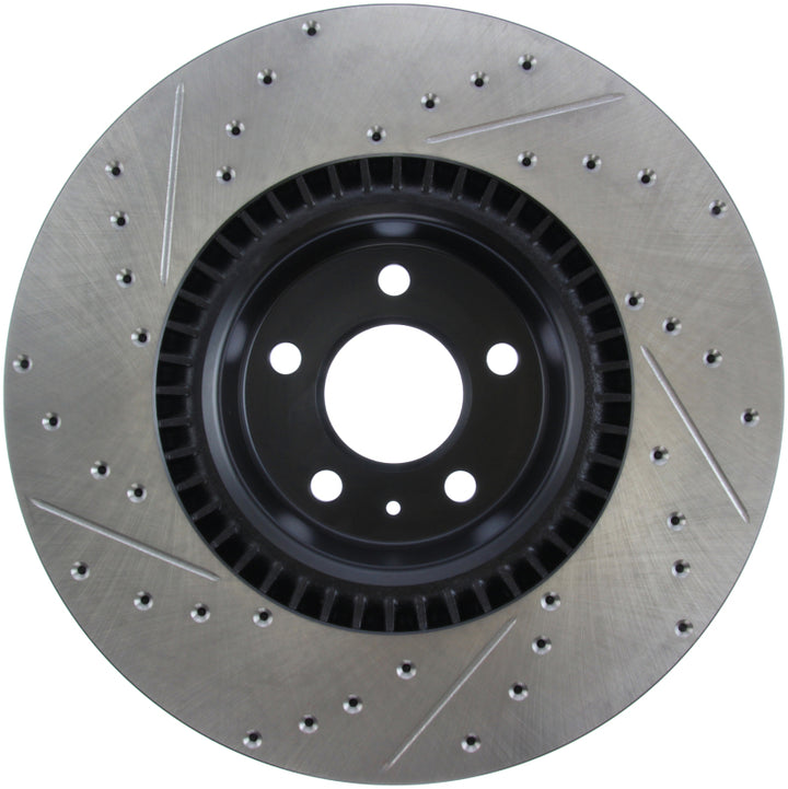 Stoptech Slotted & Drilled Sport Brake Rotor for Audi A6 A7 A8 S7 2012-2019 - OneFastShop
