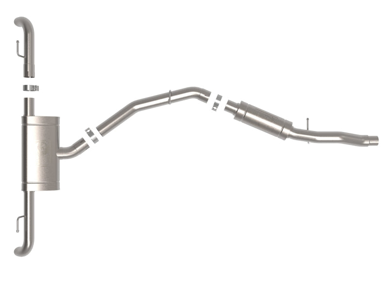 aFe MACH Force-Xp Stainless Steel Cat-Back Exhaust System for 17-21 Audi Q5 L4-2.0L (T) 3in to 2.5in
