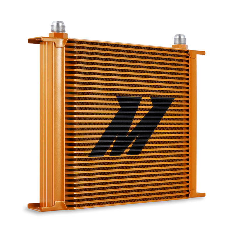 Mishimoto Universal 34 Row Oil Cooler Gold Finish Core - OneFastShop