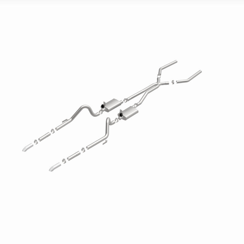 MagnaFlow Street Series Crossmember-Back Exhaust System 2.5inch - 64-66 Ford Mustang
