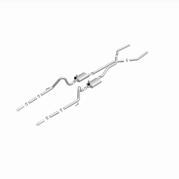 MagnaFlow Street Series Crossmember-Back Exhaust System 2.5inch - 64-66 Ford Mustang