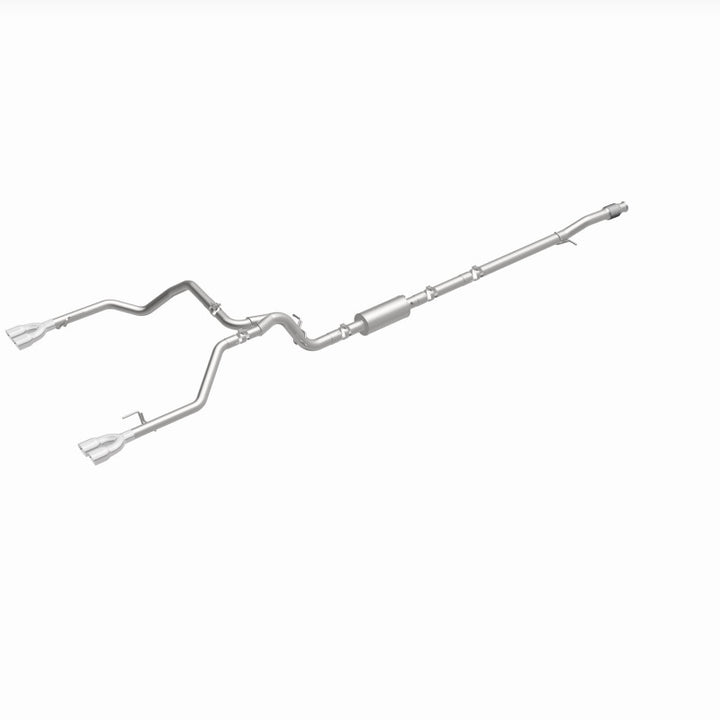 Magnaflow Street Series Quad Split Rear Exhaust for 2019-2024 Chevy Silverado 1500 V8 5.3L with Polished Tips
