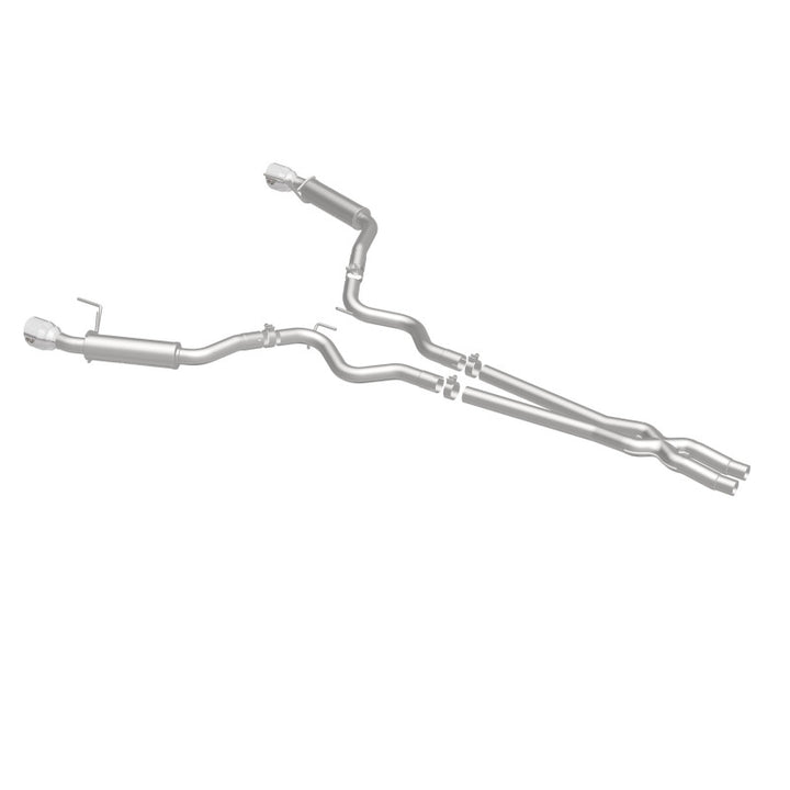 Magnaflow Cat Back Exhaust System SS 2.5in Competition Dual Split Polished 4.5in Tips 2015-2017 Ford Mustang V6 3.7L - OneFastShop