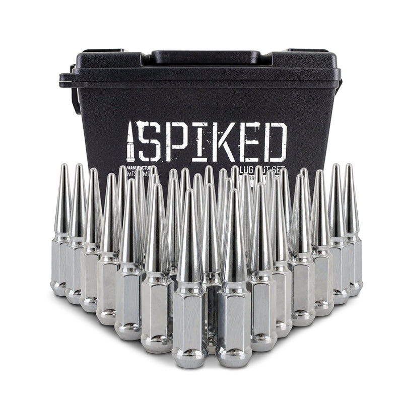 Mishimoto Steel Spiked Lug Nuts M14 x 1.5 32pc Set - Chrome, image 3