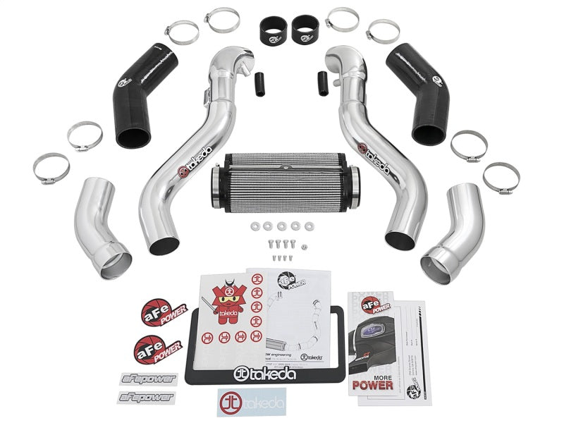 aFe Takeda Intake Stage-2 Polished Pro DRY S for 09-17 Nissan 370Z V6 3.7L
