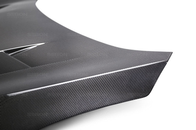 Seibon TS-Style Carbon Fiber Hood for 2016-2018 Honda Civic Coupe/Sedan/Hatchback - OneFastShop