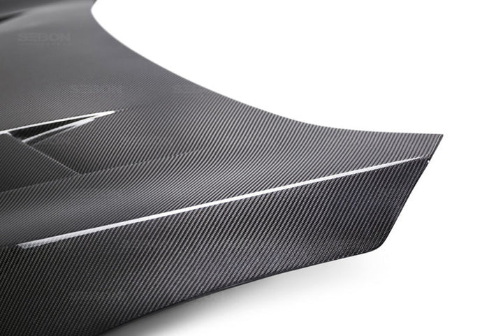 Seibon TS-Style Carbon Fiber Hood for 2016-2018 Honda Civic Coupe/Sedan/Hatchback - OneFastShop