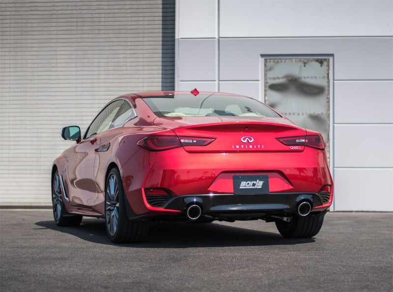 Borla Catback Exhaust System for 2017 Infiniti Q60S 3.0T V6 S Type