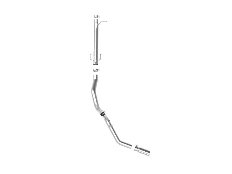 aFe Apollo GT Series 3-1/2in 409 SS Axle-Back Exhaust for 17-24 Ford F-250/F-350 with Polished Tip and No Muffler