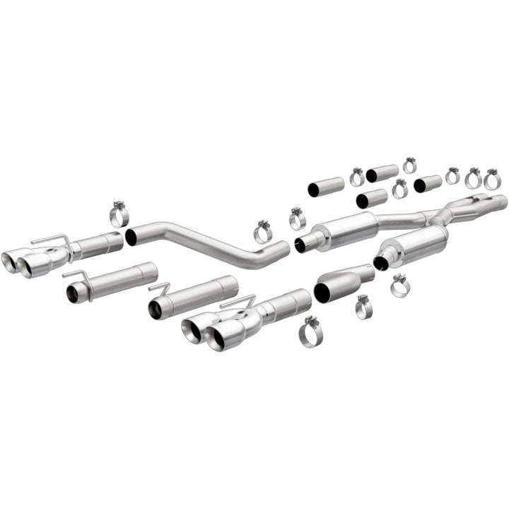 MagnaFlow Cat-Back Exhaust System with 3in Quad Tips - 2017+ Dodge Challenger - OneFastShop