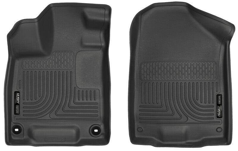 Husky Liners Weatherbeater Front Black Floor Liners 2017 Honda Ridgeline - OneFastShop