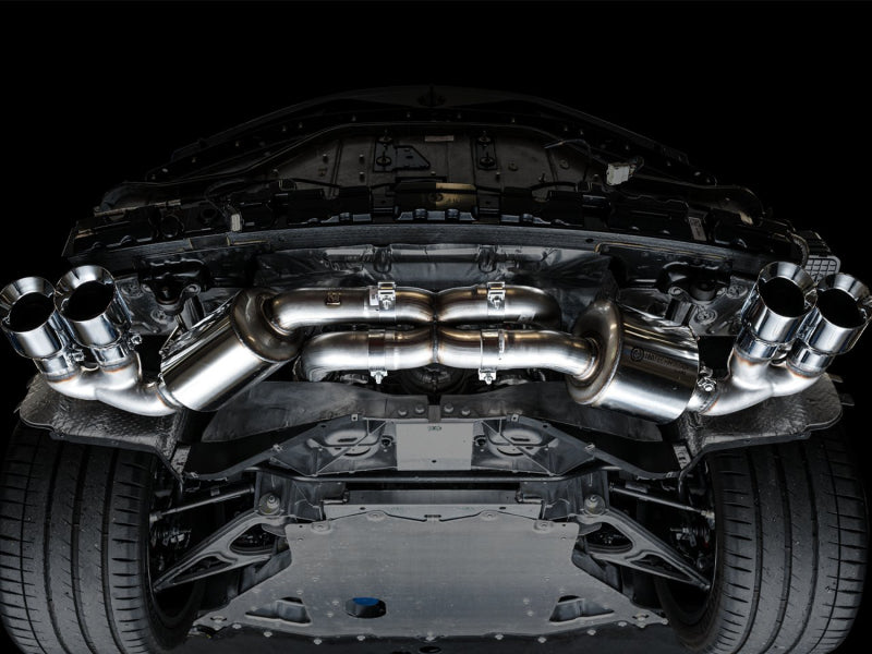 AWE Tuning Touring Edition Exhaust with Quad Chrome Silver Tips for 2020 Chevrolet Corvette (C8)