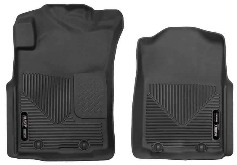 Husky Liners X-Act Contour Black Front Floor Liners for 05-11 Toyota Tacoma Pickup Crew Ext Std Cab - OneFastShop