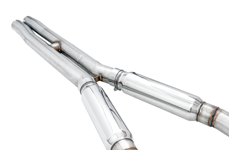 AWE Tuning Track Edition Exhaust with Chrome Silver Tips for Dodge Charger 6.4L/6.2L Supercharged - 2015+ - OneFastShop