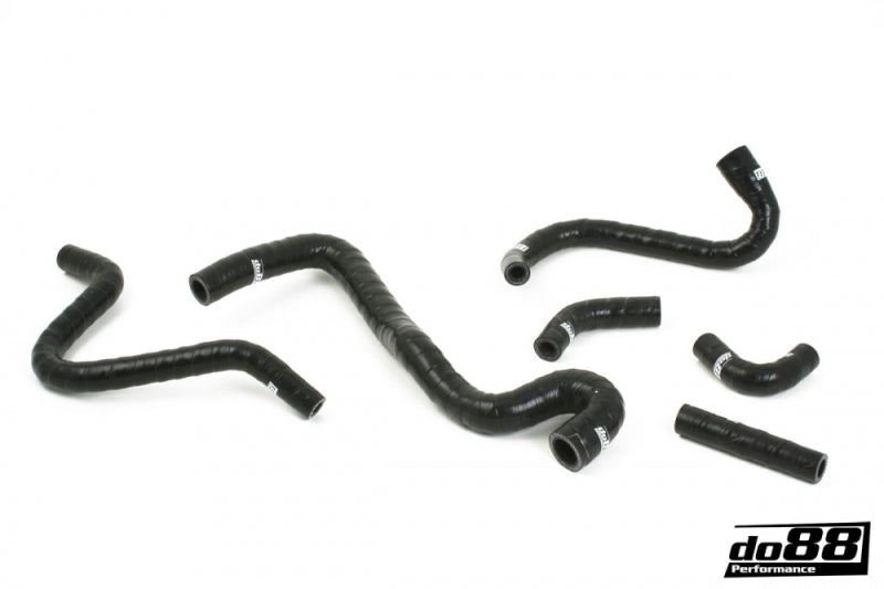 do88 Silicone Crankcase Vent Hose Kit - Saab 9-3 / 9-5 1998-2003 - Black