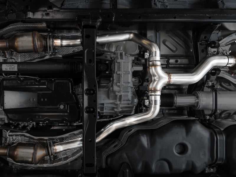 AWE Tuning Performance Exhaust System - Dual Diamond Black Tips for 3rd Gen Toyota Tundra - OneFastShop