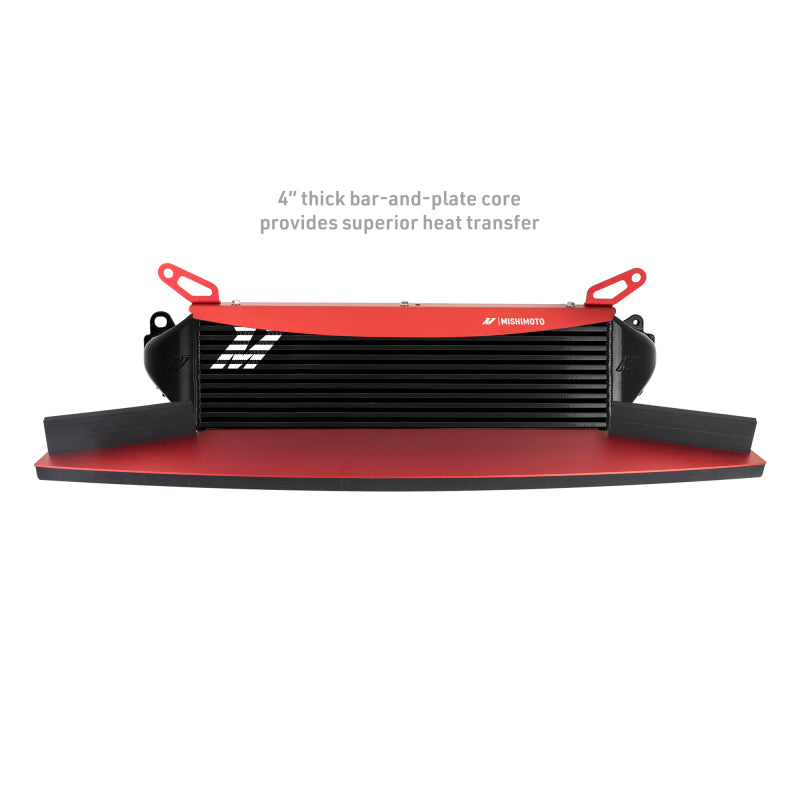 Mishimoto Black Cooler Intercooler & Pipe Kit - Toyota GR Corolla 2023-2025 - Red Pipes, image 3
