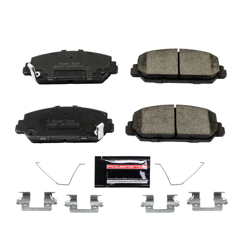 PowerStop Z23 Evolution Sport Brake Pads with Hardware for 16-19 Acura ILX - OneFastShop