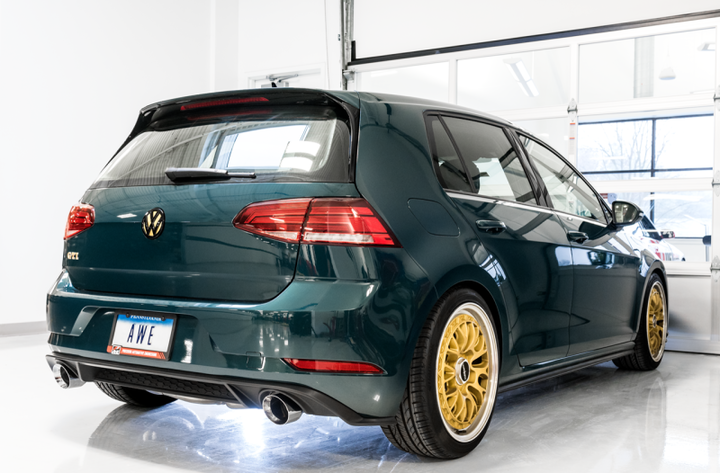 AWE Tuning Volkswagen GTI MK7.5 2.0T Touring Edition Exhaust w/Chrome Silver Tips 102mm.