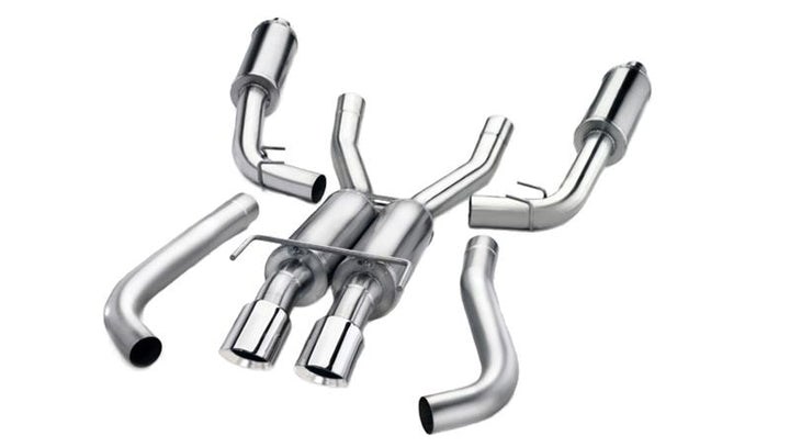 Corsa 2011-2014 Ford F-150 5.0L V8 Polished Sport Cat-Back Exhaust