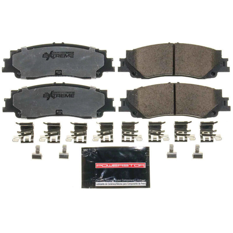 PowerStop Rear Z36 Truck & Tow Brake Pads with Hardware for 2022-2024 Lexus LX600