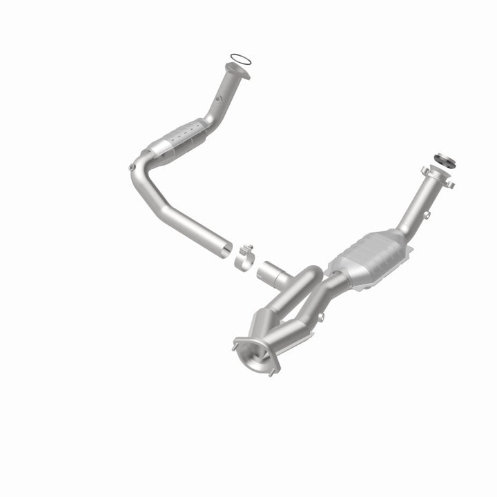 Magnaflow Direct Fit Y-Pipe Assembly 2wd for 02-06 Cadillac Truck 5.3L Dual Converter Compatible with Chevy Truck 99-07 - OneFastShop