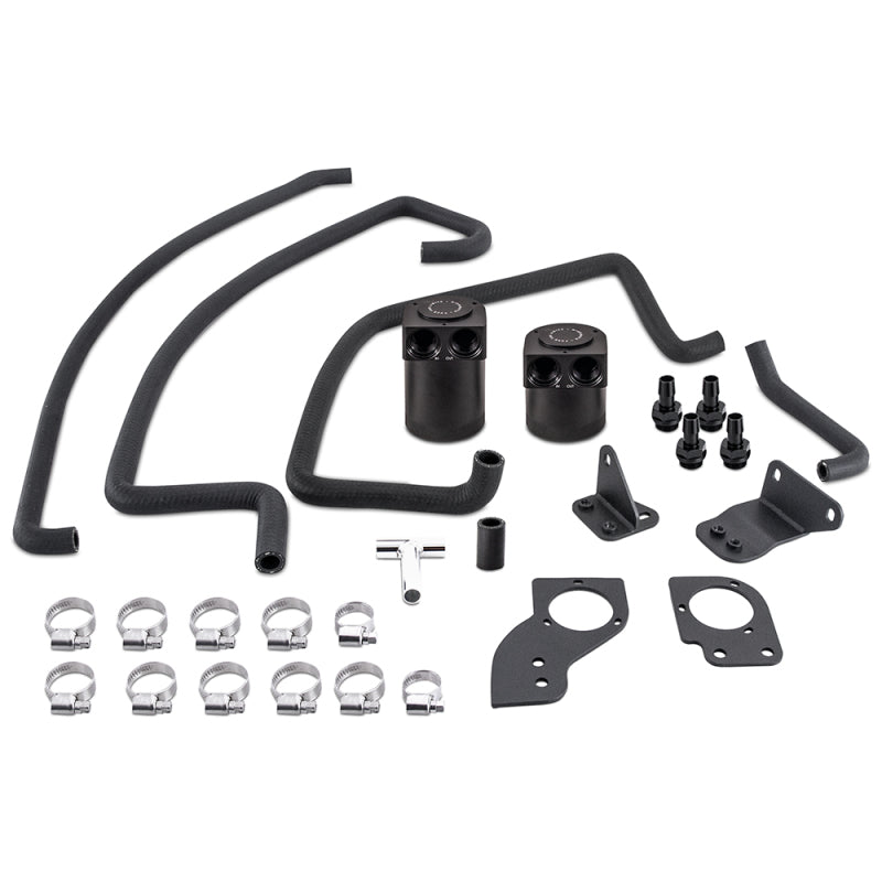 Mishimoto Baffled Oil Catch Can Kit for 07-09 Nissan 350Z VQ35HR - OneFastShop