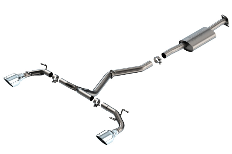 Borla S-Type Catback Exhaust for Subaru BRZ/Toyota GR86 2.4L AT/MT - Polished Tips - OneFastShop