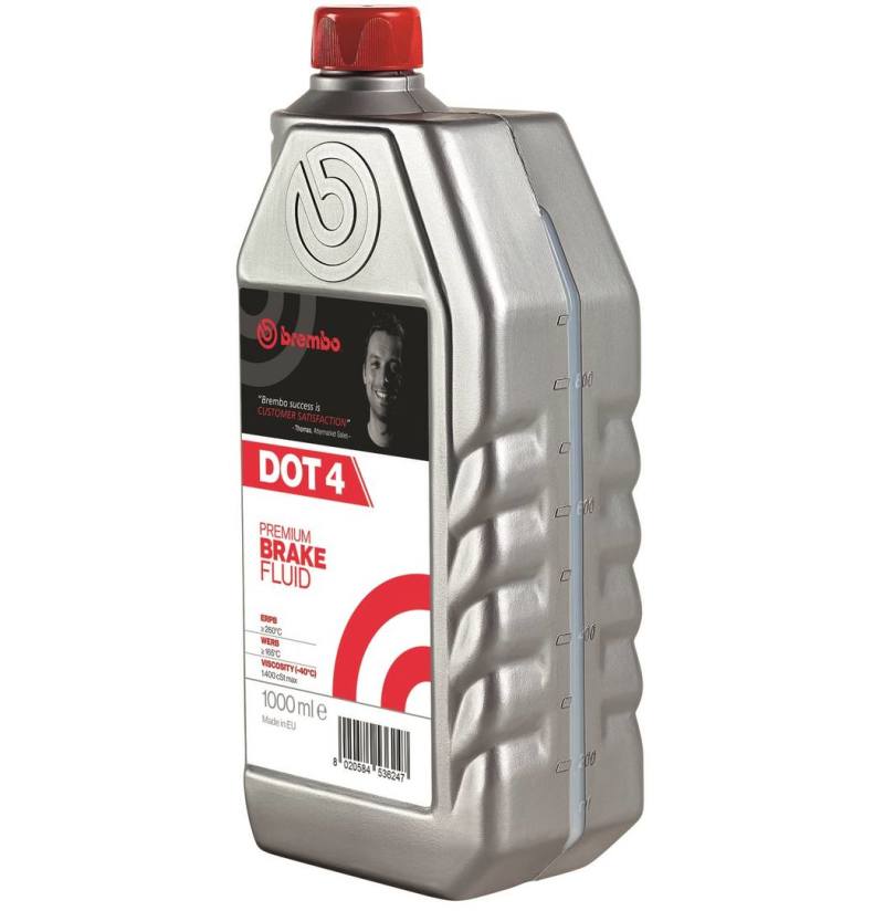 Brembo DOT 4 Brake Fluid 1000 ML Premium High Boiling Point - OneFastShop