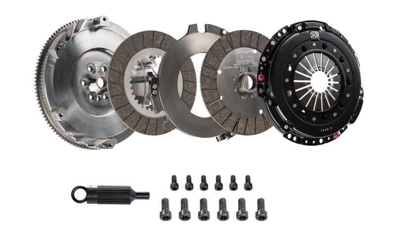 DKM Clutch Twin Disc Organic Clutch Kit with Flywheel 660 Ft Lbs Torque for BMW F22 F23 M235i - OneFastShop