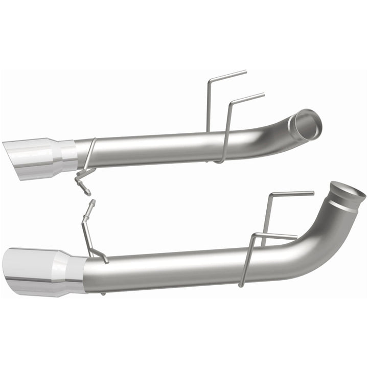 Magnaflow Dual Split Rear Exit Stainless Axle-Back Cat Back Exhaust Competition for 2013-2014 Ford Mustang GT Boss 302 - OneFastShop