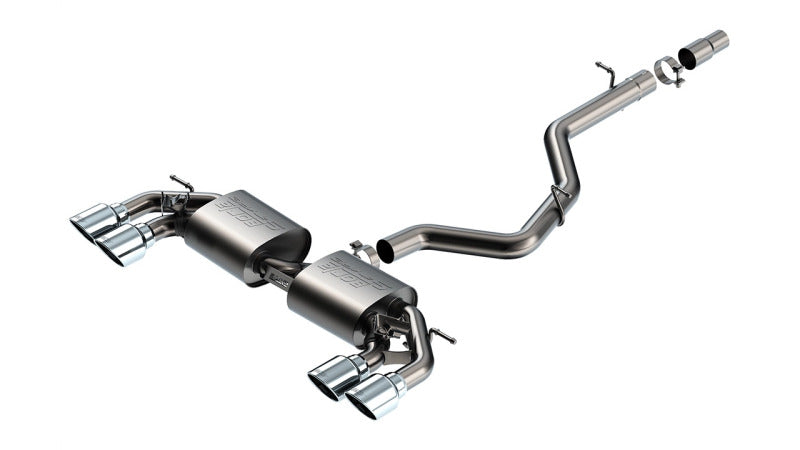 Borla 22-25 Volkswagen Golf R S-Type Cat-Back Exhaust -Dual 4.5in Stainless Tips