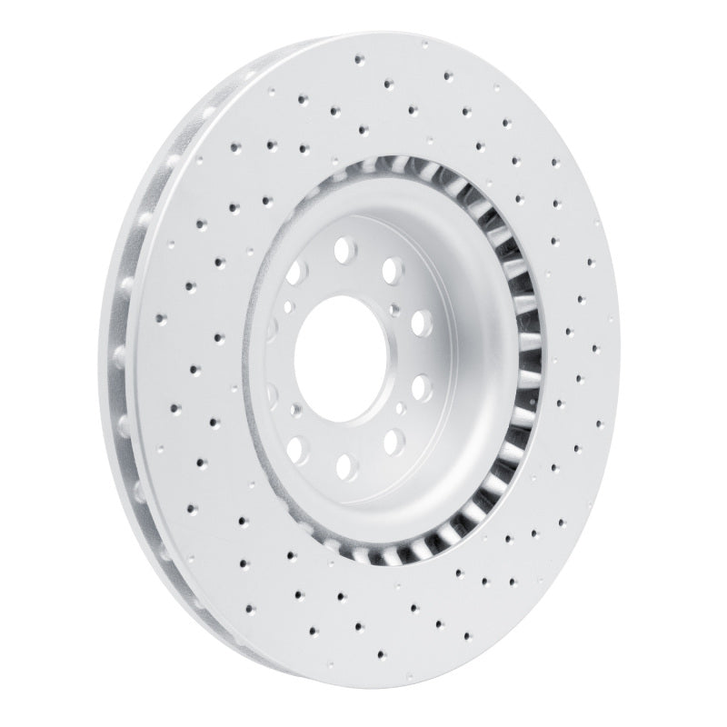 DFC 23-26 Honda Civic Hatchback Front Drilled HiCarbon Alloy Geomet Coated Rotor
