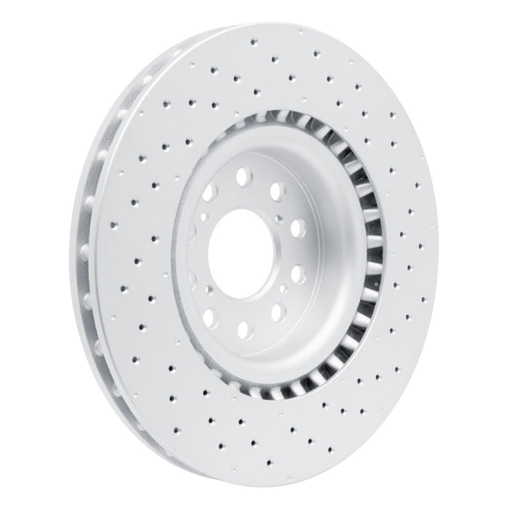 DFC 23-26 Honda Civic Hatchback Front Drilled HiCarbon Alloy Geomet Coated Rotor