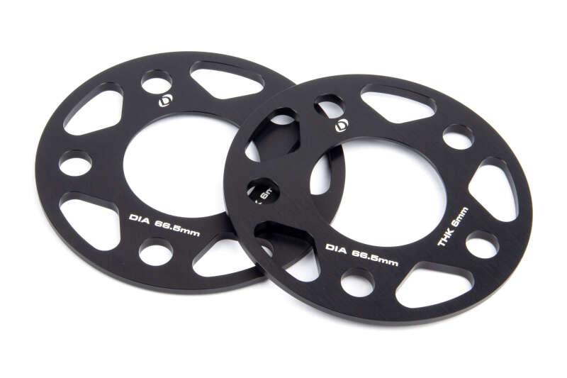Dinan Wheel Spacers - 5x112, 66.5mm CB, 6mm Thick - Pair