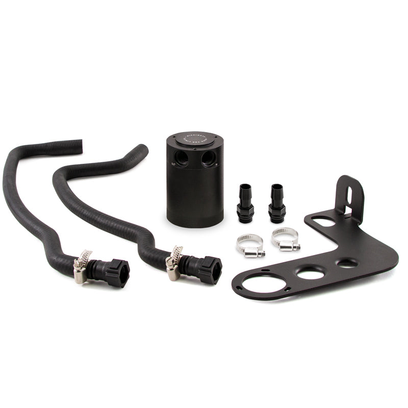 Mishimoto Baffled Oil Catch Can Kit for 10-15 Chevrolet Camaro SS - Black