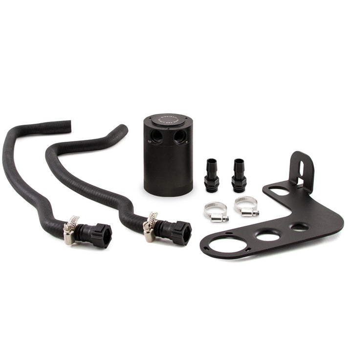 Mishimoto Baffled Oil Catch Can Kit for 10-15 Chevrolet Camaro SS - Black - OneFastShop