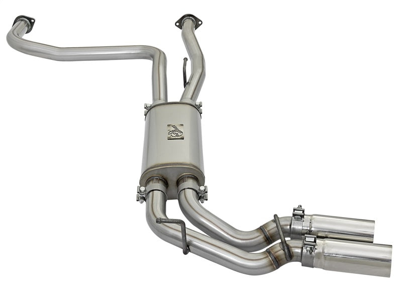 aFe Rebel Series 3 Inch SS Cat-Back Exhaust System with Polished Tip 04-15 Nissan Titan V8 5.6L