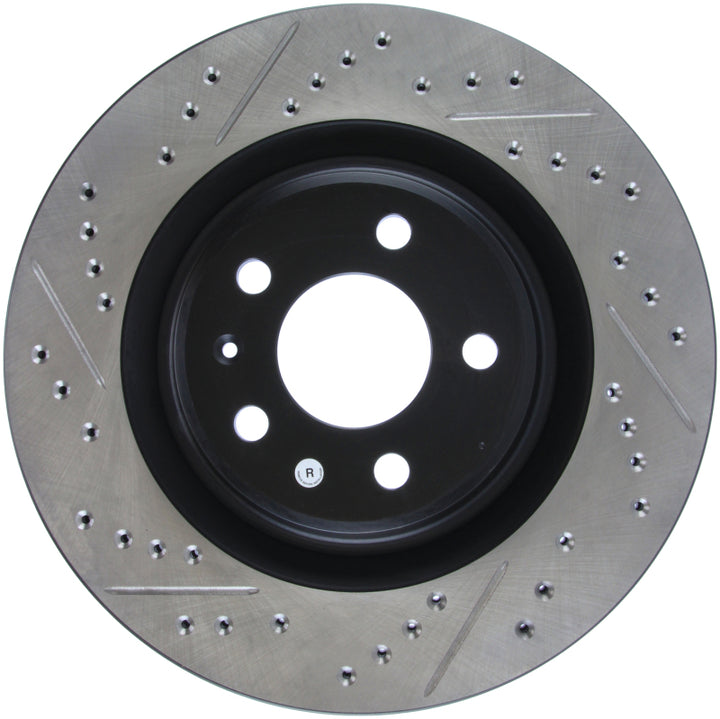 StopTech Slotted & Drilled Sport Brake Rotor for Audi A4 A5 A6 A7 A8 Q5 Q7 S4 S5 SQ5 2012-2023 - OneFastShop