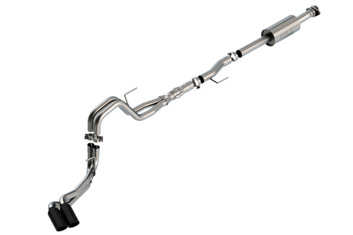 Borla Cat-Back Exhaust System for F-150 5.0L 2021 ATAK Black CHR Tips - OneFastShop