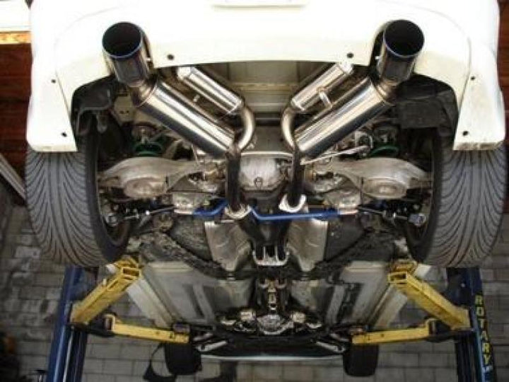HKS Dual Hi-Power Ti Tip Catback Exhaust for 03-07 G35