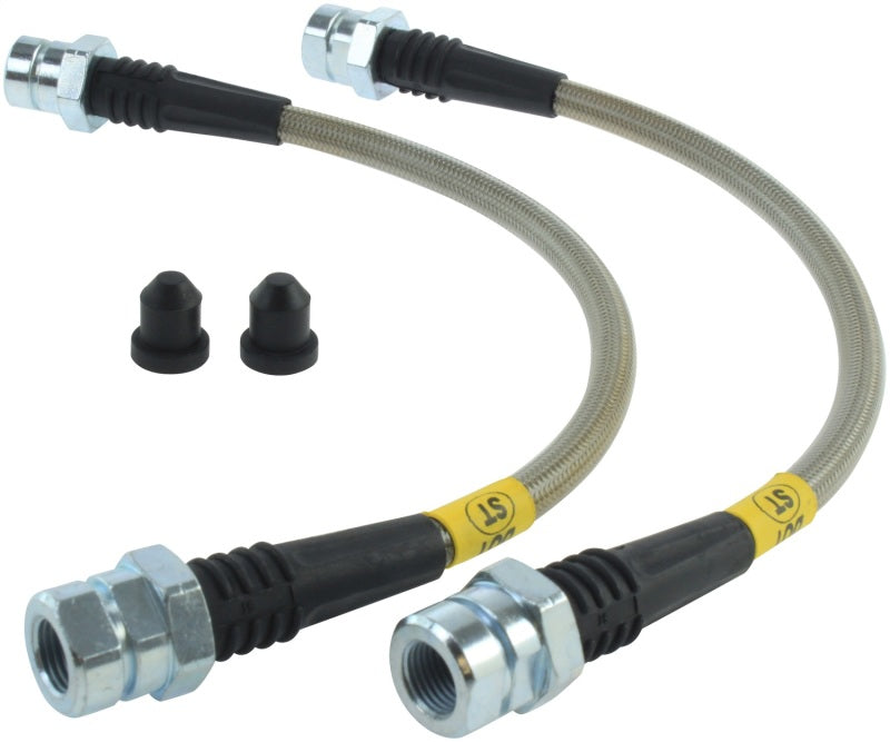 StopTech Rear Stainless Steel Brake Line Kit for 06-12 Audi A3, 08-13 TT Quattro, 05-12 VW Jetta - OneFastShop