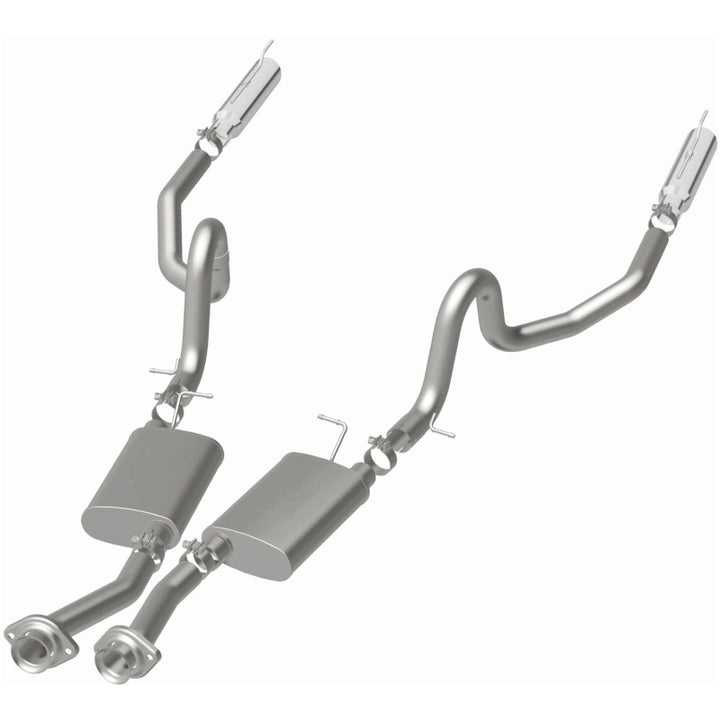 MagnaFlow Street Series Cat-Back Exhaust System - Ford Mustang GT 4.6L 99-04 - OneFastShop
