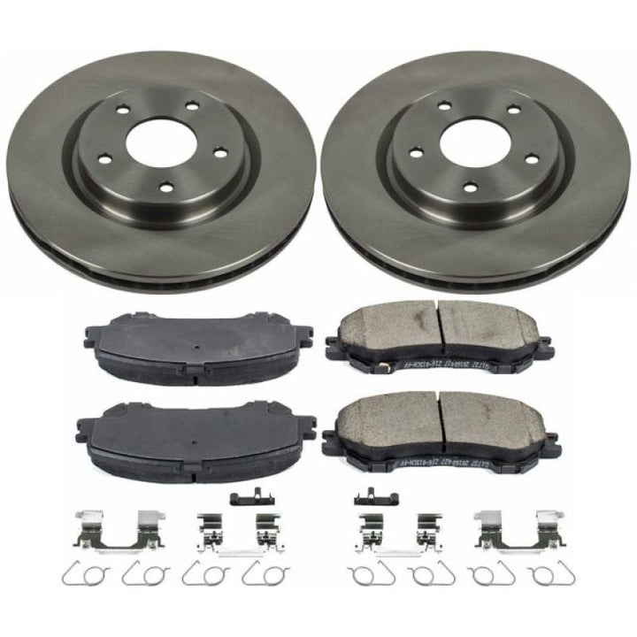 PowerStop Front Autospecialty Brake Kit for 14-19 Nissan Rogue - OneFastShop