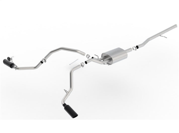 Borla S-Type Catback Exhaust Black Chrome Tip for 14-18 Chevy Silverado 1500
