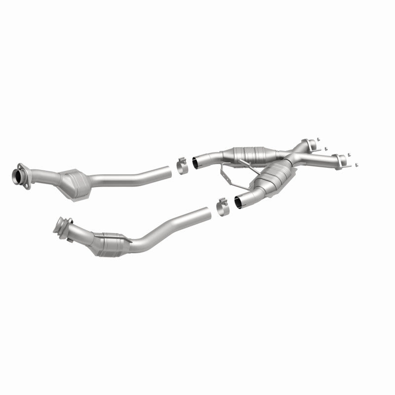 Magnaflow Conv DF Mustang X-Pipe 94-95 Street Direct-Fit for 1994-1995 Ford Mustang GT GTS SVT Cobra