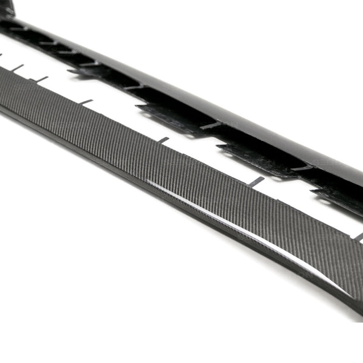 Seibon MB-Style Carbon Fiber Side Skirt for 2020 Toyota GR Supra - OneFastShop